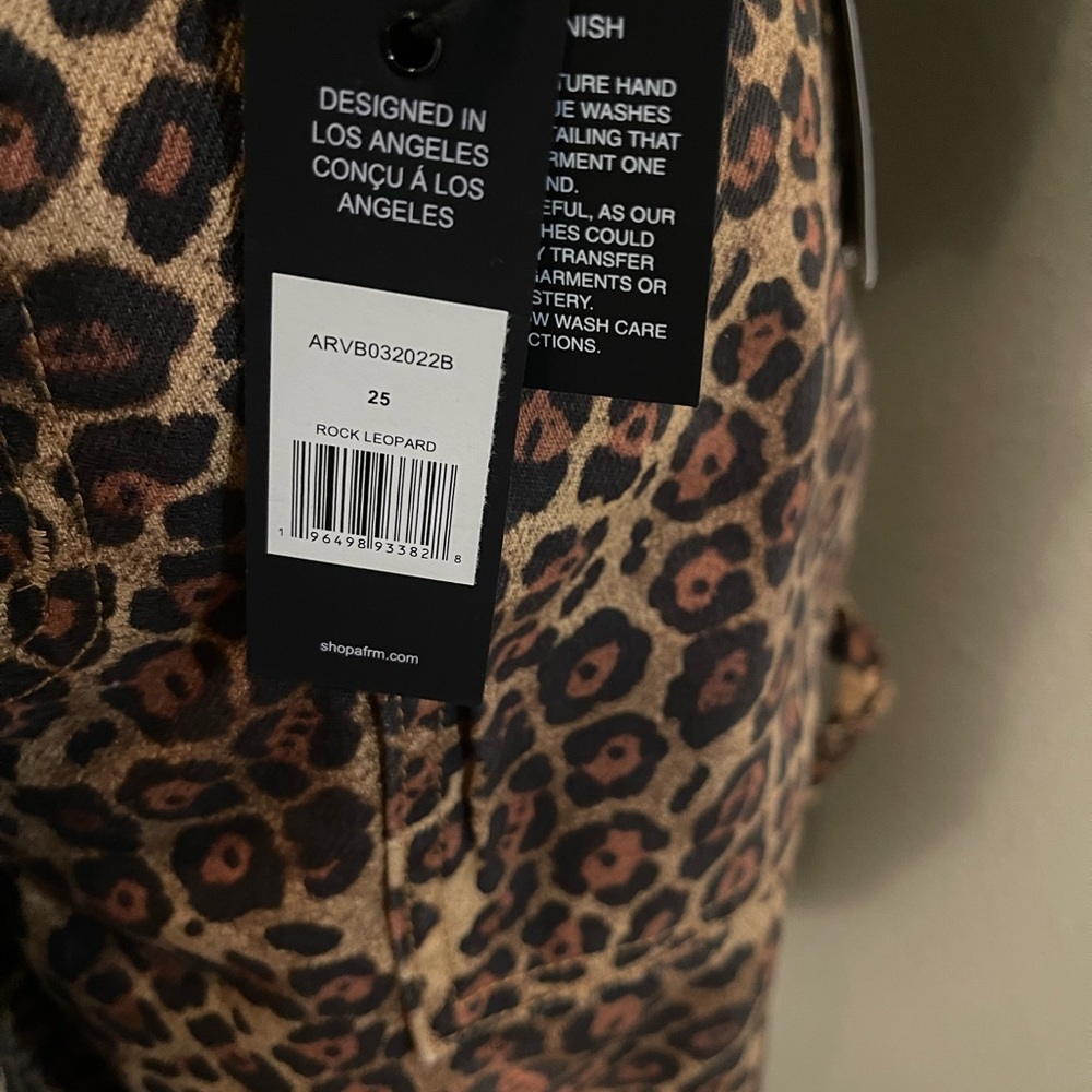 AFRM Rhett High Rise Leopard Pants - Picture 13 of 14